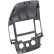 2-DIN Panel HyundaI I30 med manuell klimatkontroll 2008-2012 Färg: Svart, miniatyr 2