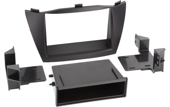 2-DIN panel Hyundai iX35 med ficka 2010-2013 Färg: svart