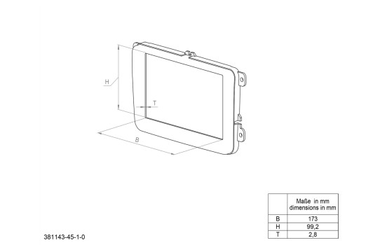2-DIN Panel Hyundai Kona 2018> Färg: Svart, bild 2