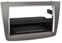 2-DIN Panel Inbay® Alfa Romeo MiTo 2008-2014 Färg: Silver