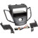 2-DIN Panel Inbay® Ford Fiesta 2008-2013 Färg: Svart