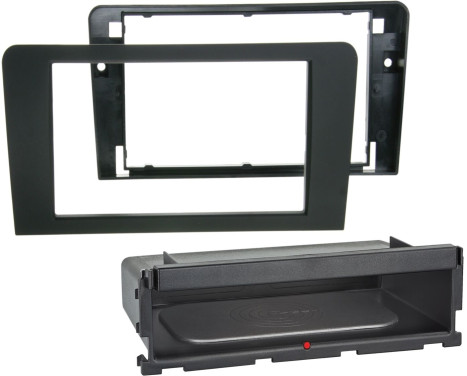 2-DIN Panel Inbay® PRO Audi A3 2003-2013 Färg: Svart