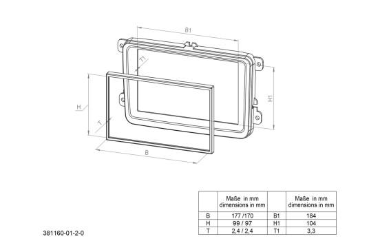 2-DIN Panel Isuzu D-Max 2012-2019 Färg: Svart, bild 2