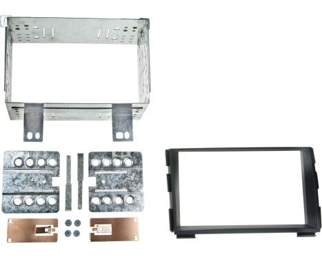 2-DIN Panel Kia Cee`d 2009-2013 - Färg: svart