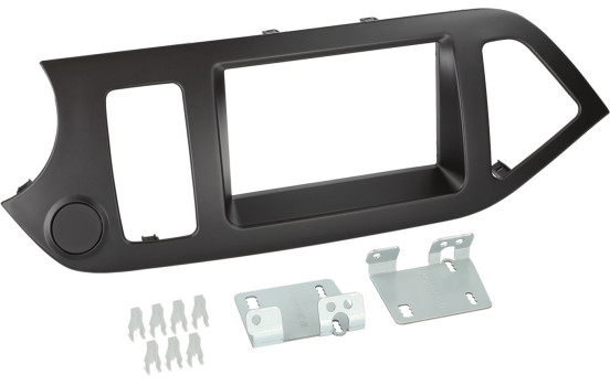 2-DIN Panel Kia Picanto 2011-2018 Färg: Svart, bild 2