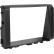 2-DIN Panel Kia Rio 2017-2023 - Färg: svart, miniatyr 2