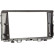 2-DIN Panel Kia Rio 2017-2023 - Färg: svart, miniatyr 3