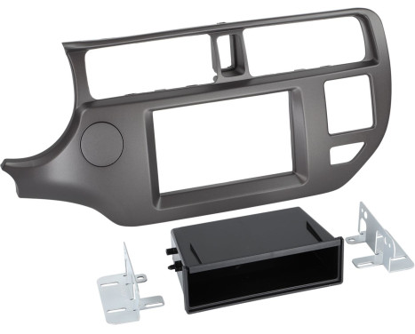 2-DIN Panel med ficka Kia Rio | 2011-2015 | Färg: Antracit