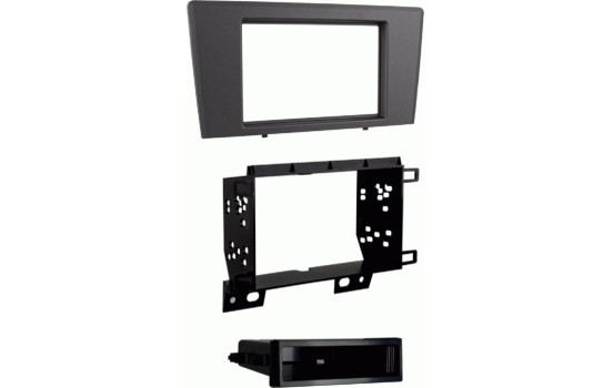 2-DIN Panel med ficka Nissan 370Z 2009-2019 Färg: Svart (METRA)