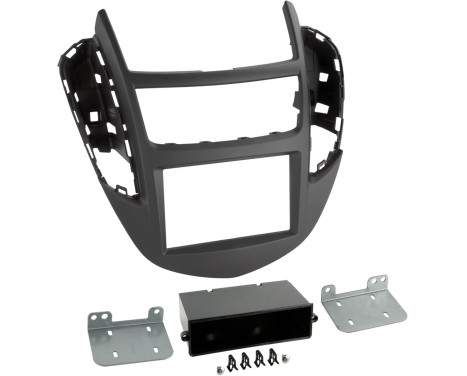 2-DIN Panel med förvaringsfack Chevrolet Trax 2013-2017 svart