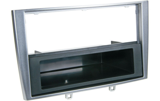2-DIN Panel med förvaringsfack Peugeot 308 2007-2014 - Färg: Silver