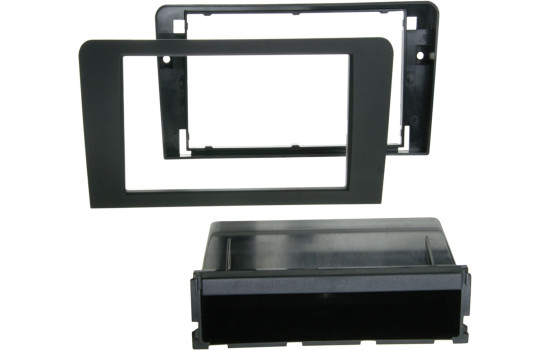 2-DIN Panel med förvaringsfack PRO Audi A3 (8P/8PA) 2003-2013 - Färg: svart