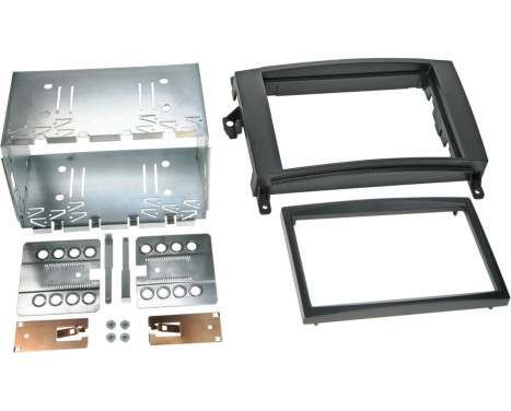 2-DIN panel Mercedes Benz A-klass/ B-klass/ Vito/ Viano - Färg: svart