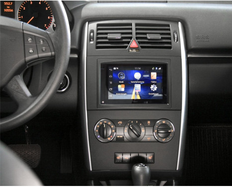 2-DIN panel Mercedes Benz A-klass/ B-klass/ Vito/ Viano - Färg: svart, bild 2