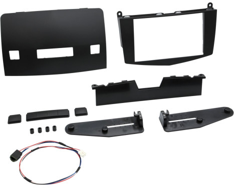 2-DIN-panel Mercedes Benz C-Klass W204 2007-2011 Färg: Svart