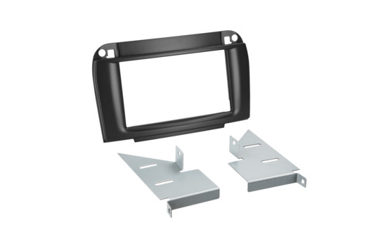 2-DIN Panel Mercedes Benz CL-Klass (W215)/S-Klass (W220) 1998-2005 Färg: Svart