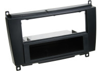 2-DIN Panel Mercedes Benz CLK-klass ansiktslyftning 2004-2010 Färg: Svart