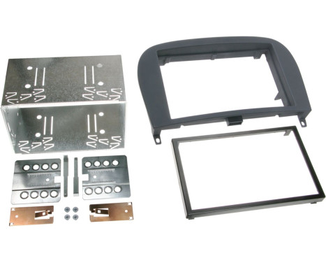 2-DIN-panel Mercedes Benz SL-klass 2001-2011 Färg: Rubbertouch Black