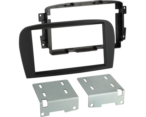 2-DIN Panel Mercedes Benz SL-Klass R230 2001-2005 - Färg: Svart, bild 2