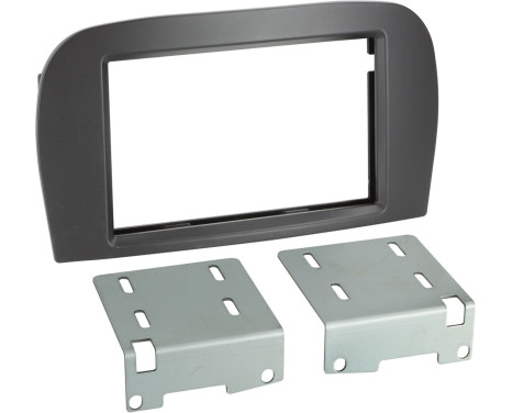 2-DIN panel Mercedes Benz SL-klass R230 2005-2011 Färg: svart