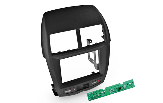 2-DIN Panel Mitsubishi ASX 2010-2014 Färg: Svart