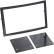 2-DIN Panel Nissan 350Z 2002-2005 - Färg: svart