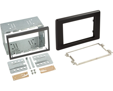 2-DIN Panel Nissan NV400 - Opel Movano - Renault Master - Färg: Svart