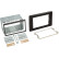 2-DIN Panel Nissan NV400 - Opel Movano - Renault Master - Färg: Svart