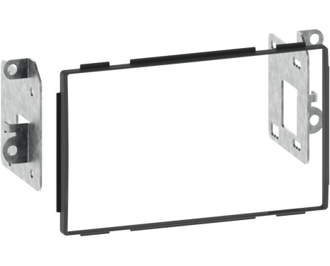 2-DIN Panel Nissan Qashqai 2007-2013 - Färg: Svart