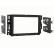 2-DIN Panel Olika modeller Chevrolet - Hummer H2 Färg: Svart