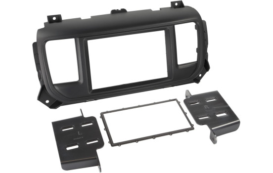 2-DIN Panel Olika modeller Citroën - Peugeot - Toyota - Färg: Svart