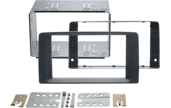 2-DIN Panel olika modeller MAN 2007-2020 - Färg: Rubbertouch svart