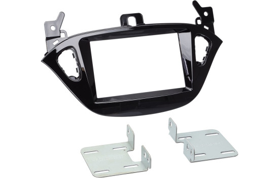 2-DIN Panel Opel Adam / Corsa E Färg: Piano Black