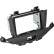 2-DIN Panel Opel Astra K 2015-2019 Färg: Svart