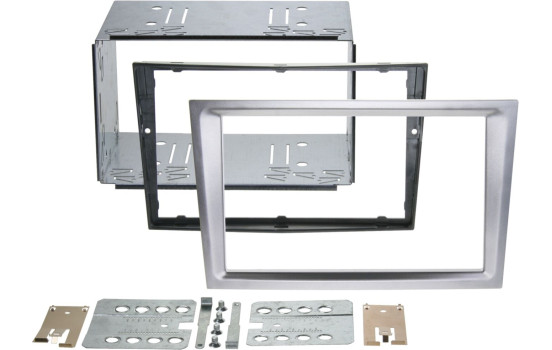 2-DIN Panel Opel Corsa C 2000-2006 - Färg: Aluminium
