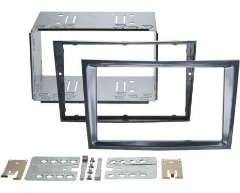 2-DIN Panel Opel Corsa D 2006-2014 - Färg: stealth-svart