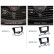 2-DIN Panel Opel Karl 2015-2017 Färg Piano Svart, miniatyr 2