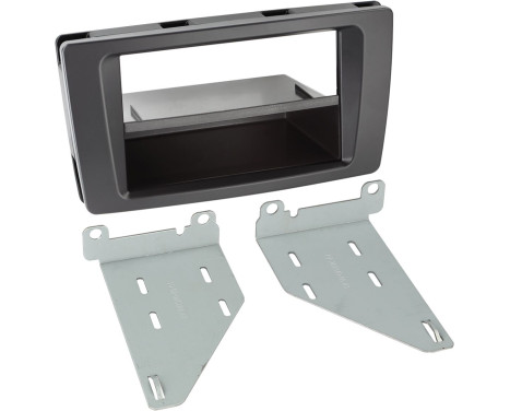 2-DIN Panel Skoda Octavia/ Yeti med ficka Färg: Svart