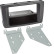 2-DIN Panel Skoda Octavia/ Yeti med ficka Färg: Svart