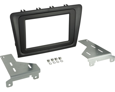 2-DIN Panel Skoda Rapid 2013-2019 svart