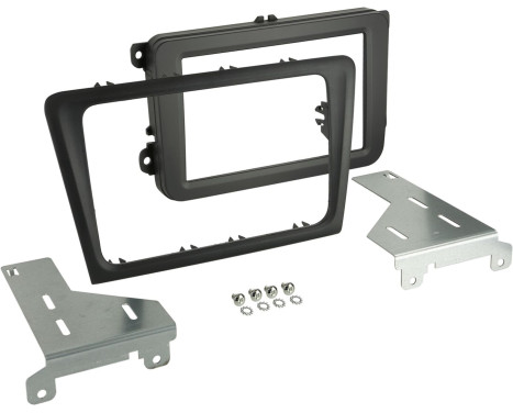 2-DIN Panel Skoda Rapid 2013-2019 svart, bild 2
