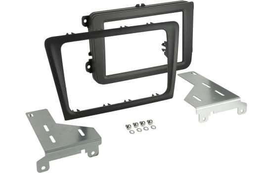 2-DIN Panel Skoda Rapid 2013-2019 svart, bild 2