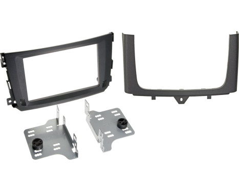 2-DIN Panel Smart Fortwo 2010-2015 OEM Navigation Svart