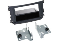 2-DIN Panel Smart ForTwo City-Coupe BR451 Facelift, Cabrio A451 Facelift | 2010-2015 | Färg svart