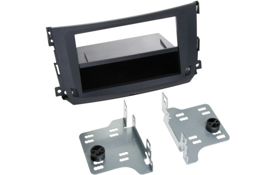 2-DIN Panel Smart ForTwo City-Coupe BR451 Facelift, Cabrio A451 Facelift | 2010-2015 | Färg svart