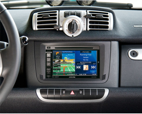 2-DIN Panel Smart Smart For Two BR451 2010-2015 Färg: Svart, bild 2