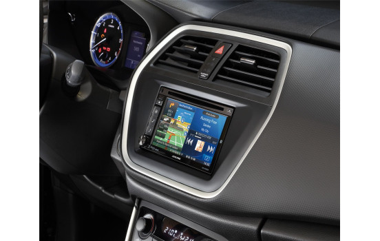 2-DIN Panel Suzuki SX-4 / S-Cross 2013-2018 - Färg: Svart, bild 2