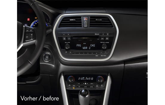 2-DIN Panel Suzuki SX-4 / S-Cross 2013-2018 - Färg: Svart, bild 4