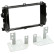 2-DIN Panel Toyota Auris | 2013-2015 | Färg: Piano Black