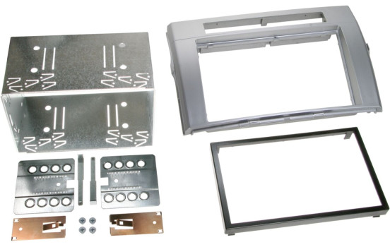 2-DIN Panel Toyota Corolla Verso 2004-2009 - Färg: silver